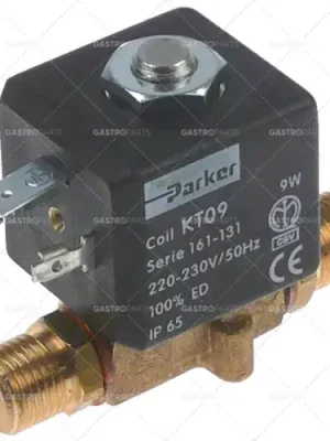 Elektromagnetický ventil 2-way 230 VAC připojení 1/4 "L 44mm AG s armatury DN 2,2 mm T.MAX. 80 ° C Cenový Hit