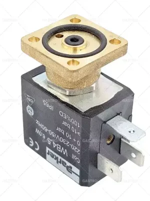 elektromagnetický ventil mosazný 2-cestný 230 VAC DN 2mm -10 do 140°C typ PARKER řada VE-175BV Super Cena