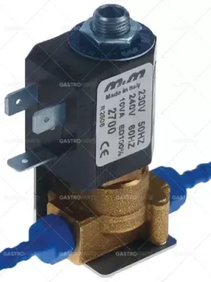 elektromagnetický ventil výstup 4mm 3cestná cívka m&m typ 2700 p max 10bar 230V mosazný nc vstup 4mm Víkendová Akce