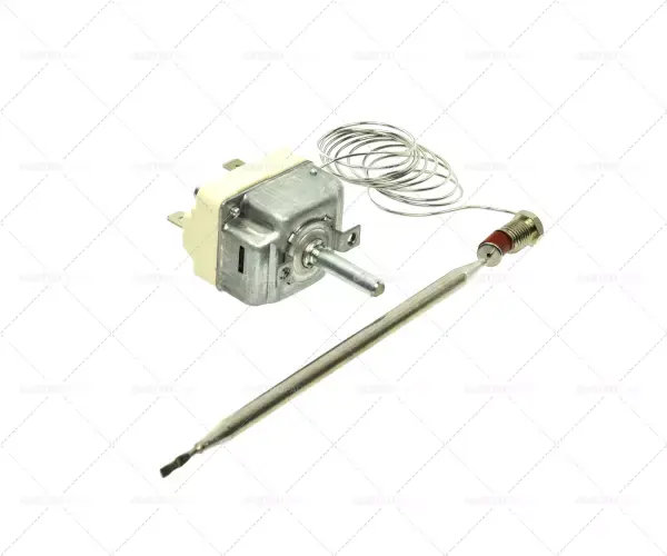 Termostat T.MAX. 95 ° C provozní rozsah 30 až 90 ° C, 1-pólový 16A 1CO senzor o 6 mm sondy L 138mm Oblíbený