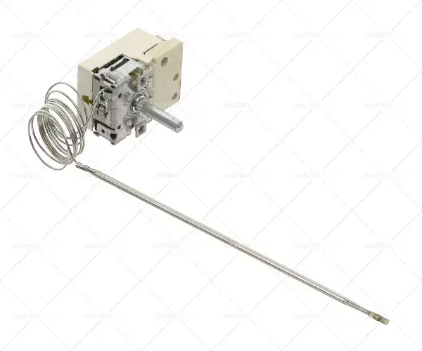 Levný Termostat T.MAX. 320 ° C provozní rozsah 50-320 ° C, 1-pólový NO 16A senzor o 3 mm sondy L 158mm