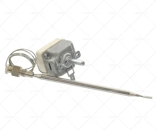 Cenově Výhodný termostat, teplotní rozsah 32-96°C 1pólová sonda ø 6mm sonda l 136mm kapilární trubka 750mm
