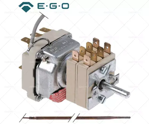 Termostat T.MAX. 550 ° C provozní rozsah 85-500 / 85-550 ° C 3-pólový 2NO / 1NO 16A Vrácení Zdarma