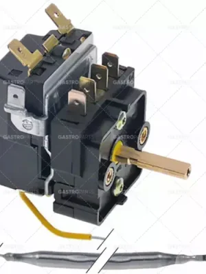 termostat t.max. 110°C teplotní rozsah 30-110°C 1pólová sonda 1NC 16A ø 6mm sonda L 140mm Originální
