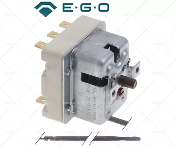 3-fázový bezpečnostní termostat 658 °C 4x160mm délka kapiláry 1210mm Originální