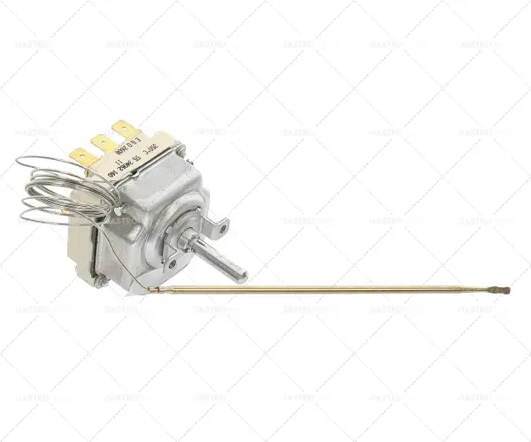 Termostat T.MAX. 350 ° C provozní rozsah 100 - 350 ° C 3-pólový 3NO senzor o 3 mm sonda L 147 mm Vrácení Zdarma