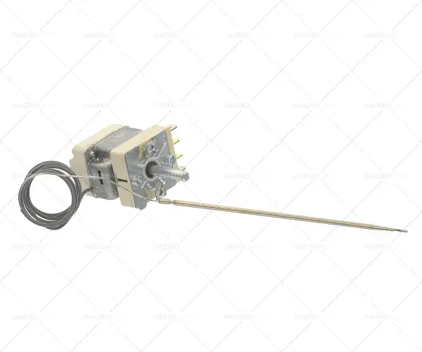 Cenově Výhodný Termostat T.MAX. 350 ° C provozní rozsah 100 - 350 ° C, 1-pólový 16A 1NO senzor o 3 mm sondy L 145mm