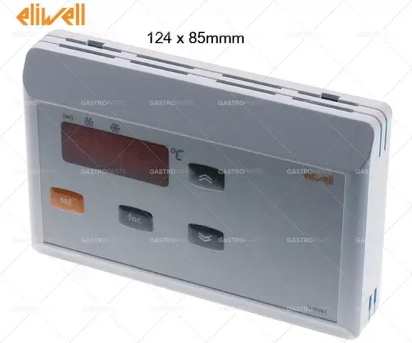 elektronický regulátor ELIWELL typ WM961/A model WM1GDL00BHH00 montážní rozměry 124x85mm Dokud Zásoby Vydrží