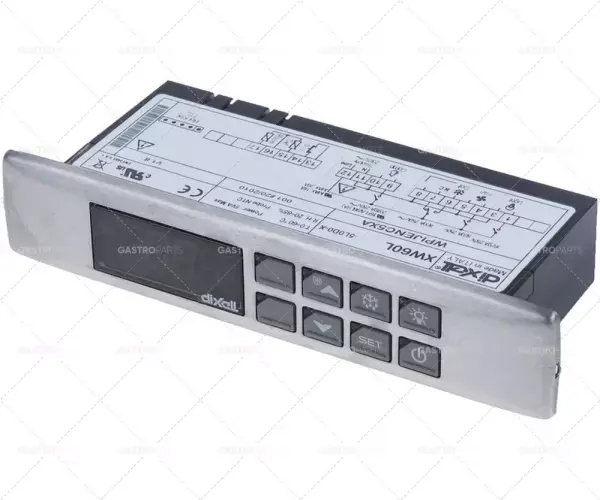 Sleva Řídicí jednotka Dixell / Copeland typ xw60l-5l0d0-x montážní rozměr 150x30mm 230VAC ntc