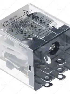 Pouze Dnes výkonová relé 230VAC 10A 3CO velikost rastru 10mm zásuvné připojení 250V připojení 4,8mm