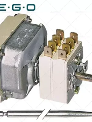 3-fázový regulační termostat 70-255 °C 4x128mm délka kapiláry 880mm Levný