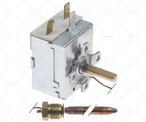 termostat t.max. 130°C 1pólová sonda NC 16A ø 7mm sonda L 90mm kapilární trubka 150mm vývodová matice M14x1 Aktuální