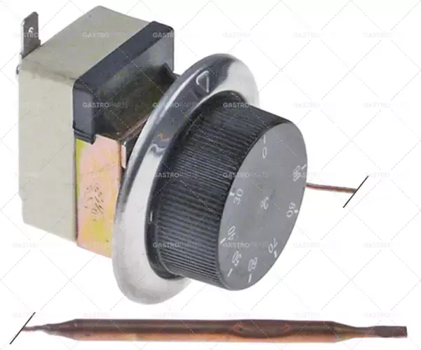 Aktuální 1-fázový regulační termostat 30-90 °C 6x98mm délka kapiláry 900mm