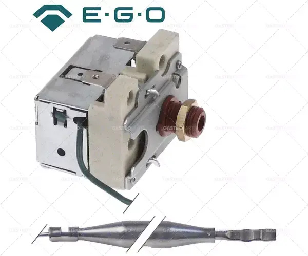 Akce bezpečnostní termostat vypínací teplota 230°C 1pólový 1NC 16A sonda ø 6mm sonda L 75mm