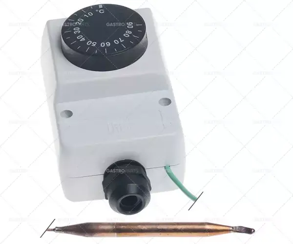Ihned K Objednání 1-fázový regulační termostat 30-90 °C 6,5x85mm délka kapiláry 1350mm