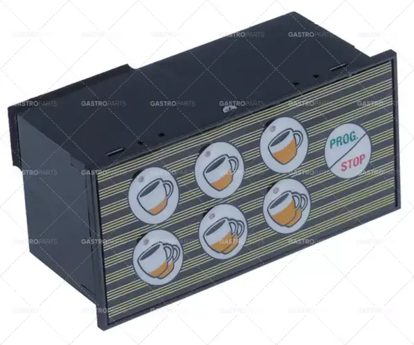 panel tlačítek dlouhý 90 mm široký 42 mm 7 tlačítek Originální
