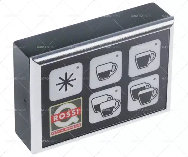 Horká Nabídka panel tlačítek dlouhý 88 mm široký 60 mm 5 tlačítek