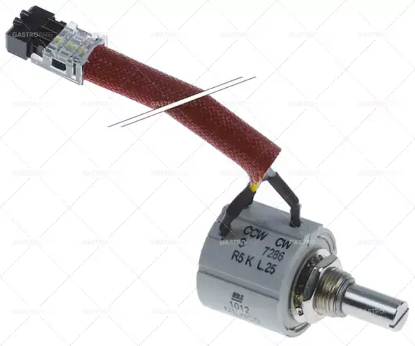Akční Cena délka kabelu potenciometru 250mm hřídel L 12mm hřídel ø 6,3mm typ zástrčky černý