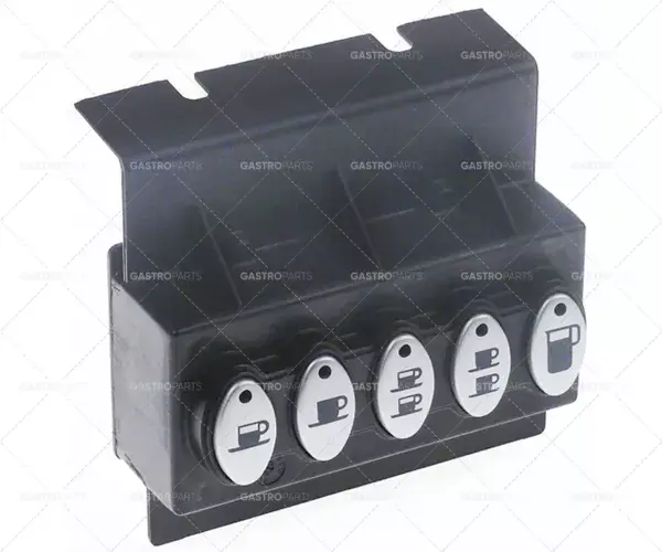 panel s tlačítky 106 mm dlouhý 50 mm široký 5 tlačítek Zlevněný