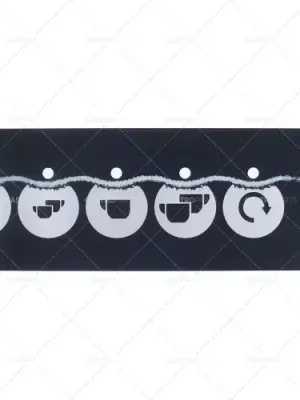 membránová klávesnice Reneka černá/stříbrná d 130 mm š 40 mm tlačítka 5 Expresní Doručení