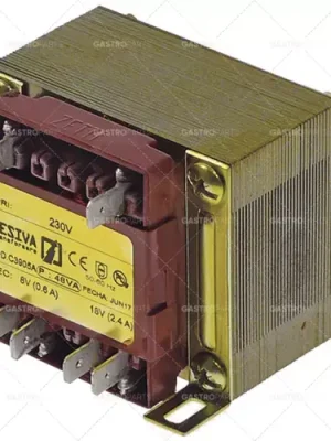 Must-Have transformátor primární 230V sekundární 7,5/15V 40Va sekundární 0,6/2,4A připojení vnější faston 6,3 mm
