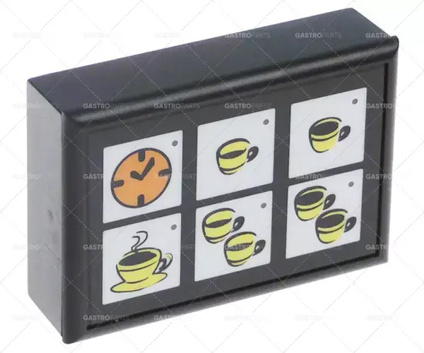 panel tlačítek dlouhý 88 mm široký 60 mm 6 tlačítek Cenový Hit