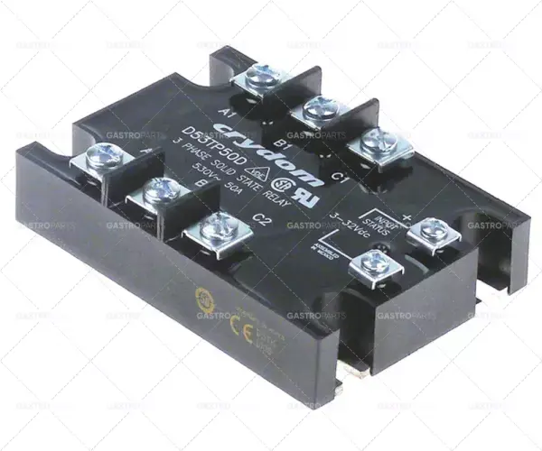 Horká Nabídka polovodičové relé CRYDOM 3fázové 50A 530V 4-32VDC D 105mm Š 74mm šroubovací typ D53TP50D