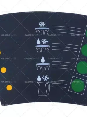 Fólie na ovládací panel pro dávkovač ledu d 150 mm š 100 mm Jen Po Omezenou Doba
