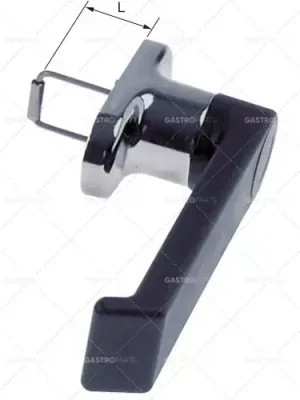 Akce madlo pro horké zařízení L 145mm B 40mm H 62mm délka pružiny 40mm černý vnitřek