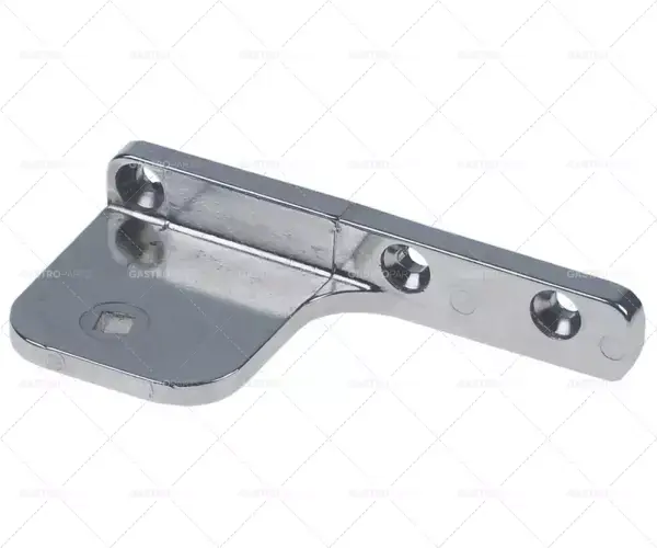 Nejlepší Volba Závěs camp montážní poz. levý D 100 mm Š 48 mm V 17 mm zinkový tlakový odlitek, pochromovaný