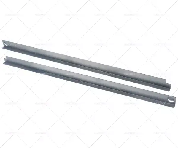 Super Cena Pár sklíček ve tvaru písmene L délka 555 mm šířka 12 mm výška 26 mm levá pravá strana