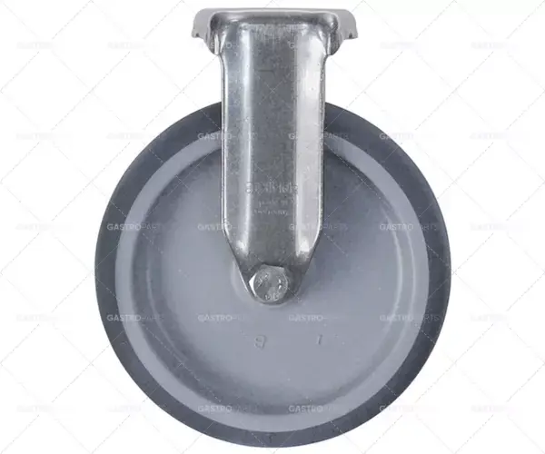 Pevné kolečko ø 125 mm upevnění desek 57x48 mm pouzdro SS ložisko kluzné ložisko H 155 mm Tovární Cena