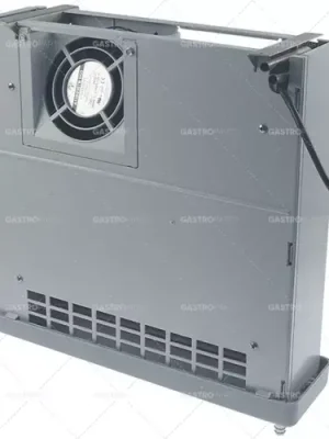 Novinka Výparník L 385 mm B 100 mm H 390 mm 224W s plastovým pouzdrem s odvodňovací miskou