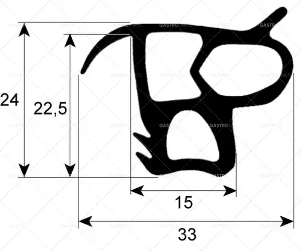 Přímo Od Výrobce profil těsnění vozíku 4055 L 660mm Množství 1