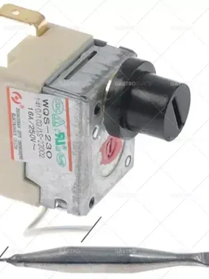 Nejlepší Volba pojistný termostat 230 ° C 2-pólový 16A 1R čidlo o 5 mm L 48mm