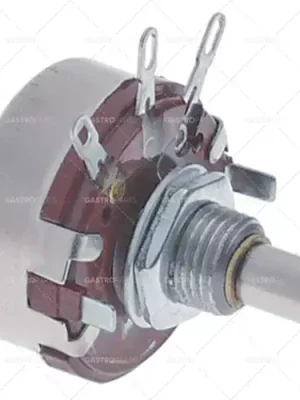 Značkový potenciometr dia 27,5 10kohm montážní délka 10mm montážní průměr 6mm závit m10 2W wth118-1a