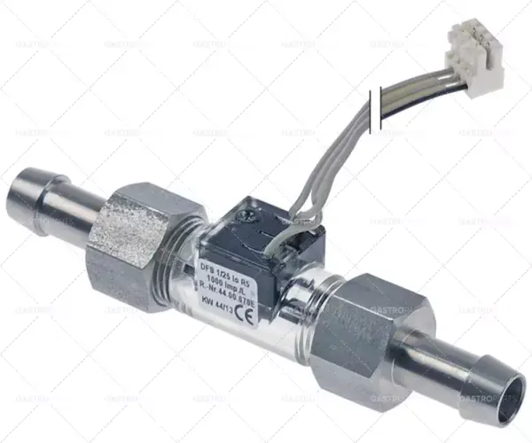 snímač průtoku vstup o 10 mm výstup o 10 mm L 104 mm Připojení kódované konektor Poslední Šance