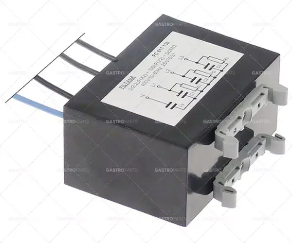 typ filtru fc61113b 400V 50-60Hz délka 70mm šířka 50mm výška 34mm délka kabelu 500mm plast Novinka