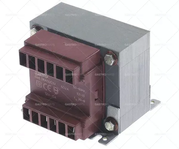 Cenová Bomba transformátor primární 120/240VAC sekundární 12VAC 60VA sekundární 5A připojení Faston 6,3mm 50-60Hz