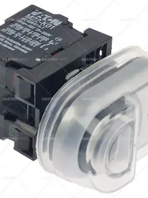 Horká Nabídka momentový spínač montáž ø 22mm černá/bílá 1NO/1NC 230V 6A-1 připojovací šroub 0-1