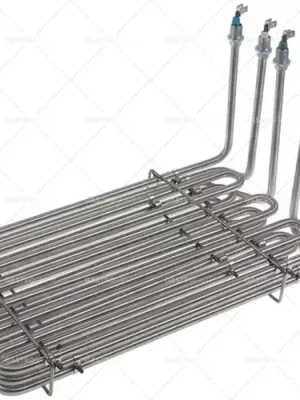 Sezónní Sleva topné těleso 6000W 230V topné okruhy 3 d 345mm š 200mm v 160mm š1 15mm h1 125mm h2 35mm