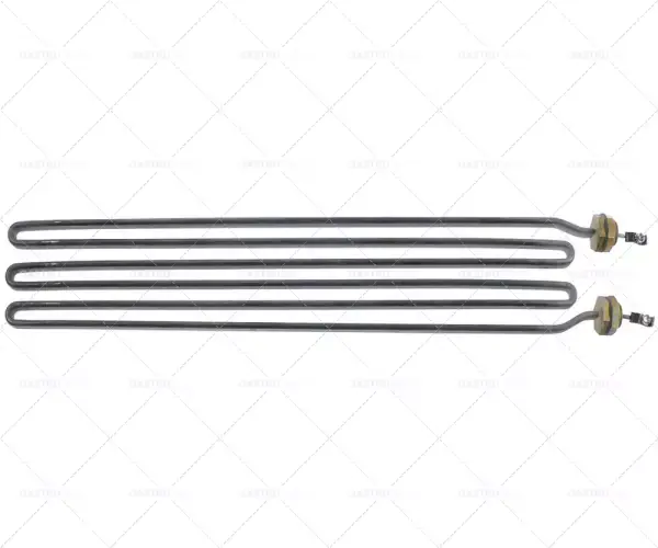 Pouze Dnes topné těleso 1260W 400V d 470mm š 85mm d1 10mm d2 25mm grilovací rošt 2 otvory upevňovací závit 1/2"