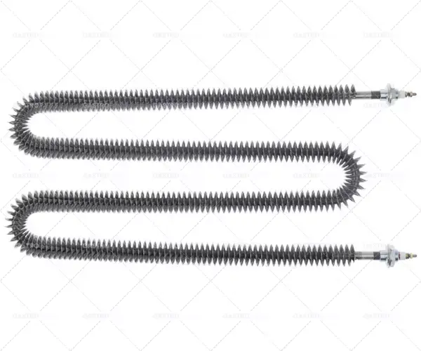 Výprodej topné těleso 2000W 240V L 454mm Š 210mm ø 27,5mm závit M14x1 připojení M4 pro sušení