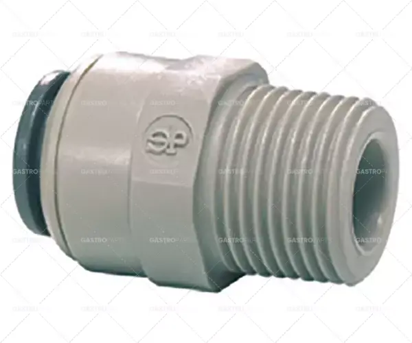 násuvné šroubení John Guest s přímým závitem 3/8" nptf připojení potrubí 5/16" Aktuální