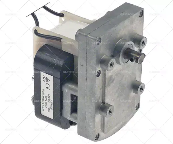 převodový motor 230V napětí AC 50Hz 4 ot/min směr otáčení ve směru hodinových ručiček Jen Po Omezenou Doba