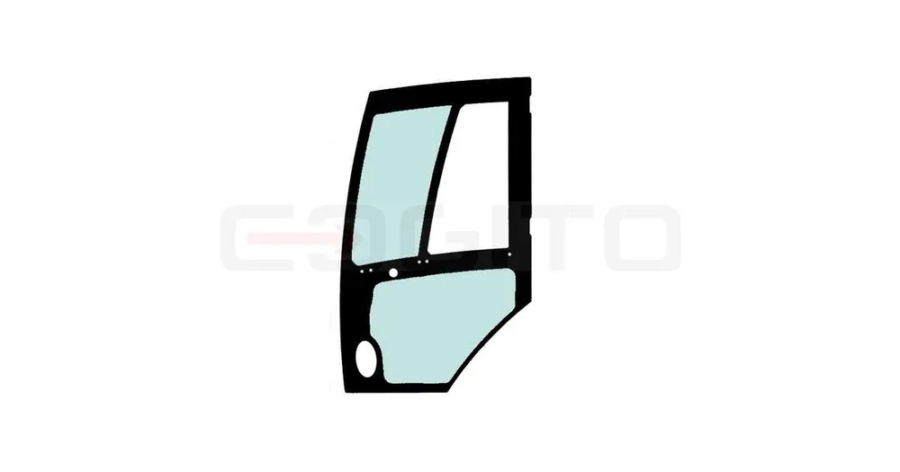 Oblíbený SKLO DVEŘÍ SE SÍTOTISKEM KOLOVÉ RYPADLO HYDREMA MX G