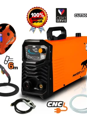 Cenově Výhodný Inverterová plazmová řezačka PANTERMAX CUT50LCD® + hořák IPT40-6 m SET1