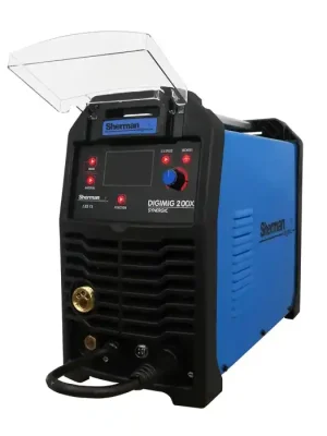 DIGIMIG 200 X Synergic invertorový svařovací stroj + kabely + hořák + ventil + láhev CO2 plná Nejlepší Volba