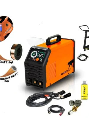 Cenově Výhodný Svářecí invertor MIG210FALCO® 3 LCD SET4bL (MIG/MMA/TIG)