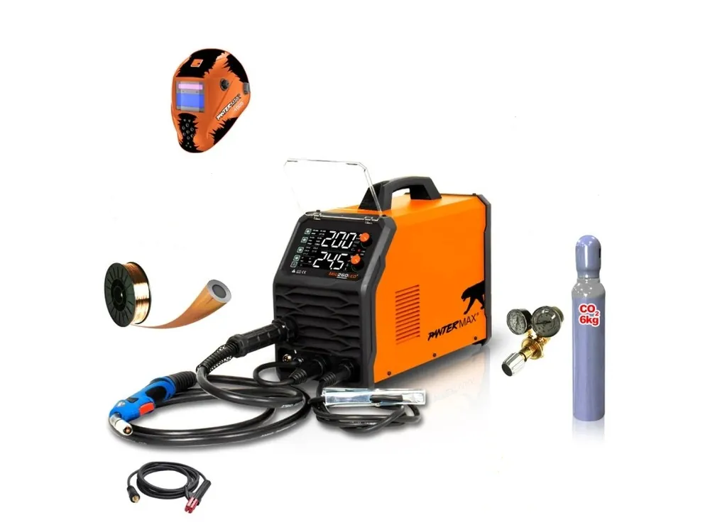 Must-Have Svářecí invertor MIG260LED® SET5 (MIG/MMA/TIG)